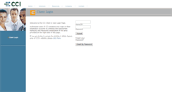 Desktop Screenshot of ccionline.biz